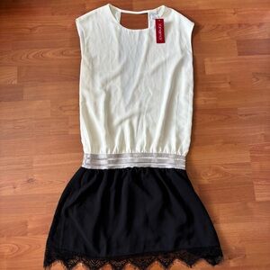 Womens Yamamay white and black dress size small